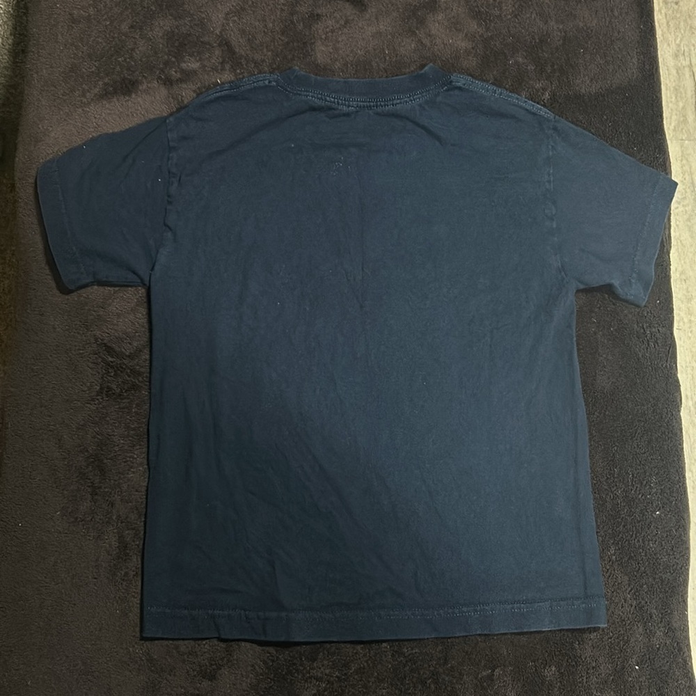 Diamond Boys Navy Graphic Print Short Sleeve Crewneck Cotton‎ T-Shirt Small - Picture 5 of 5